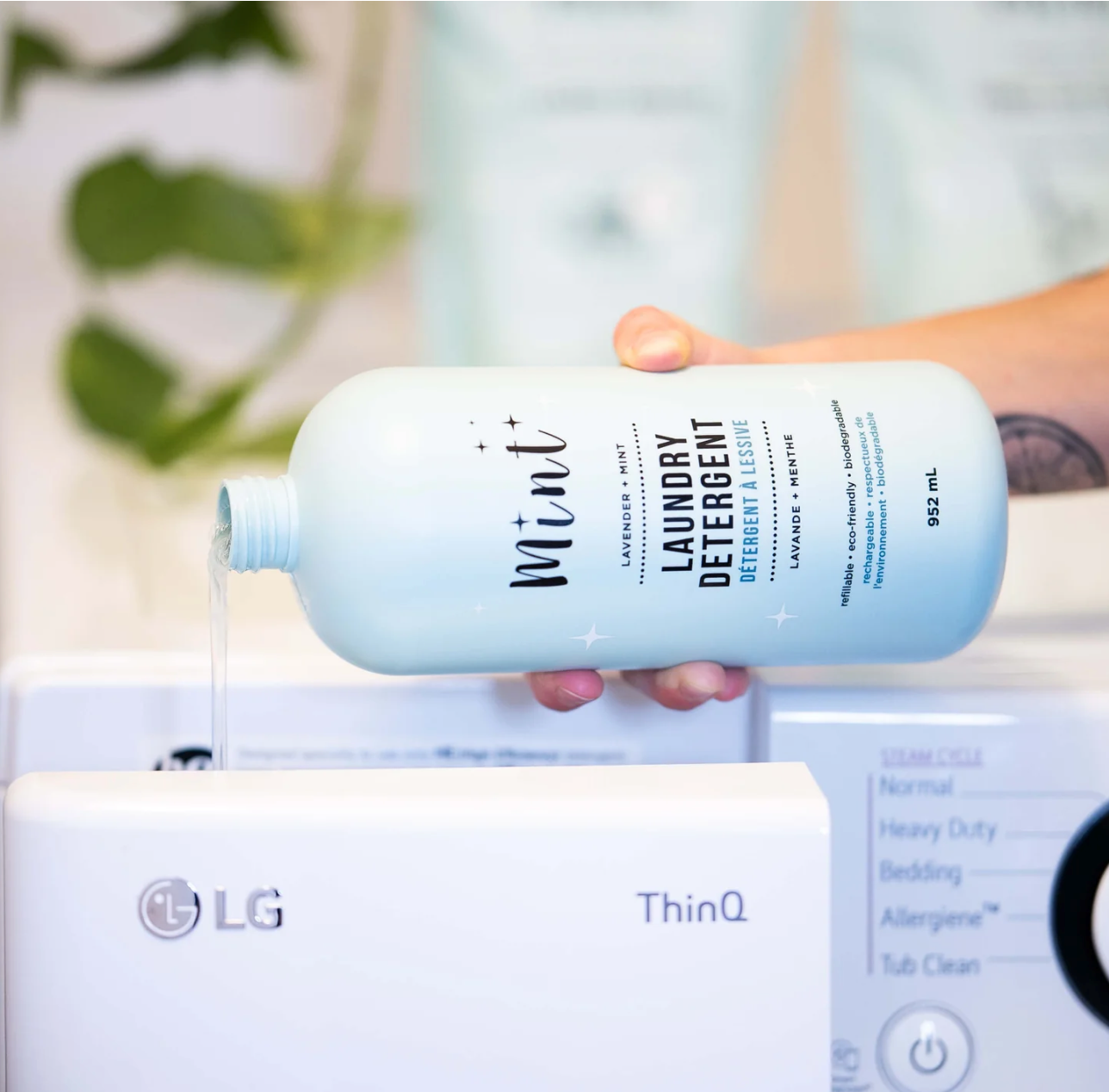 Mint laundry soap