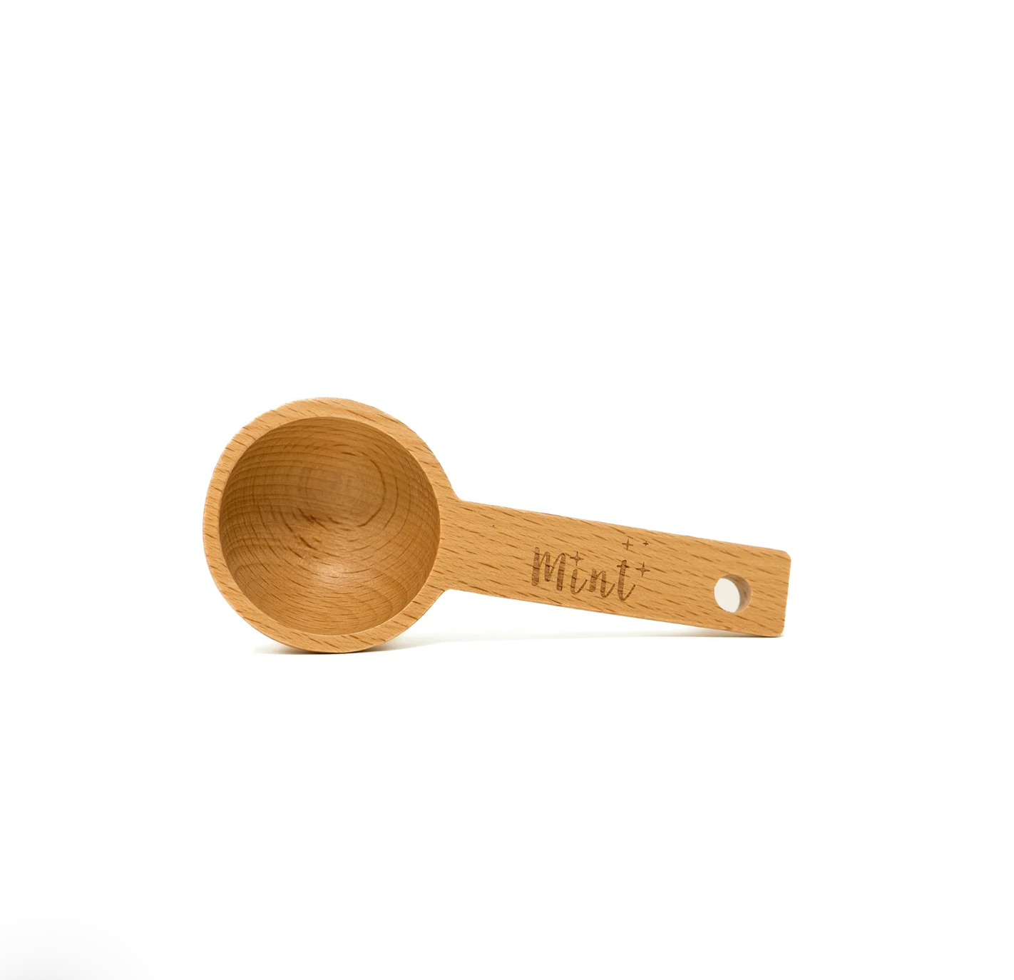 Mint wooden scoop