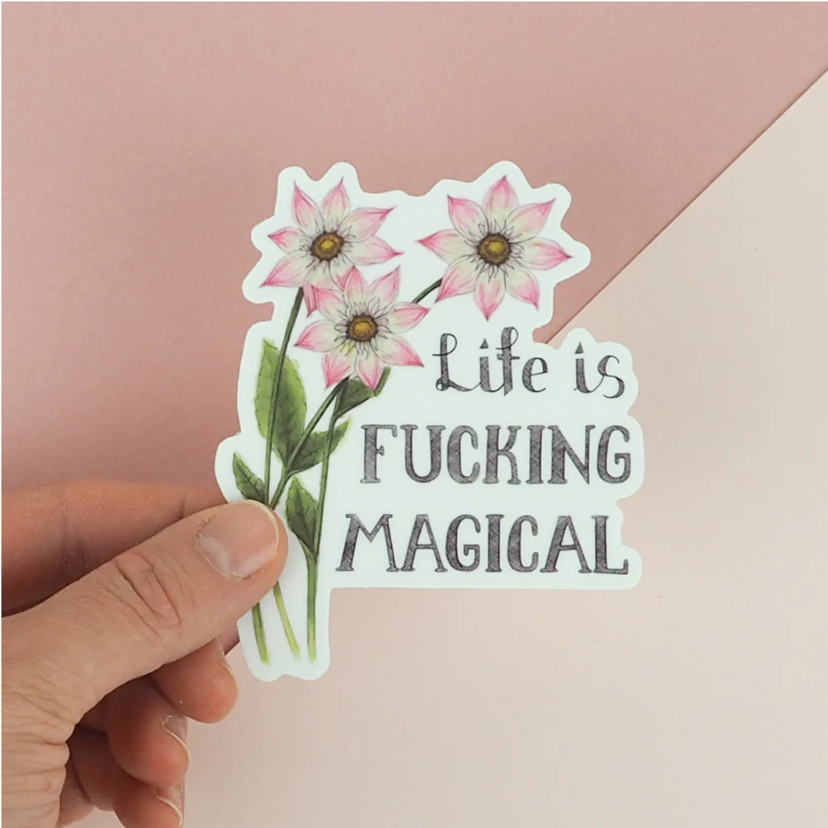 Naughty Florals Stickers