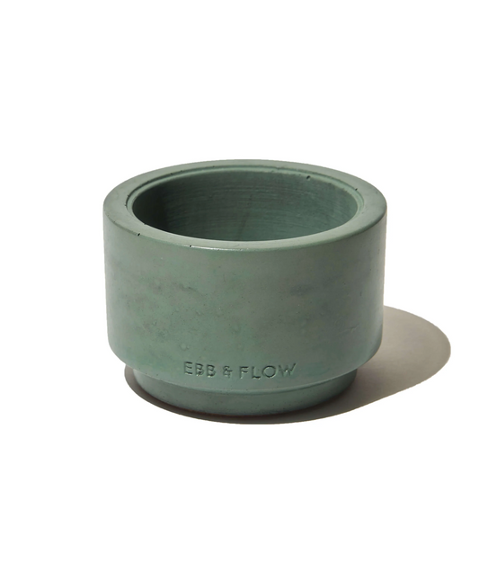 Ebb and Flow Concrete candle vessel