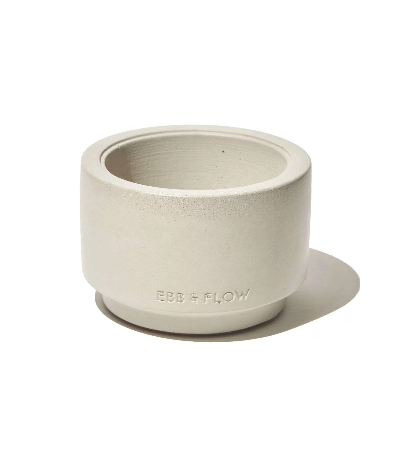 Ebb and Flow Concrete candle vessel