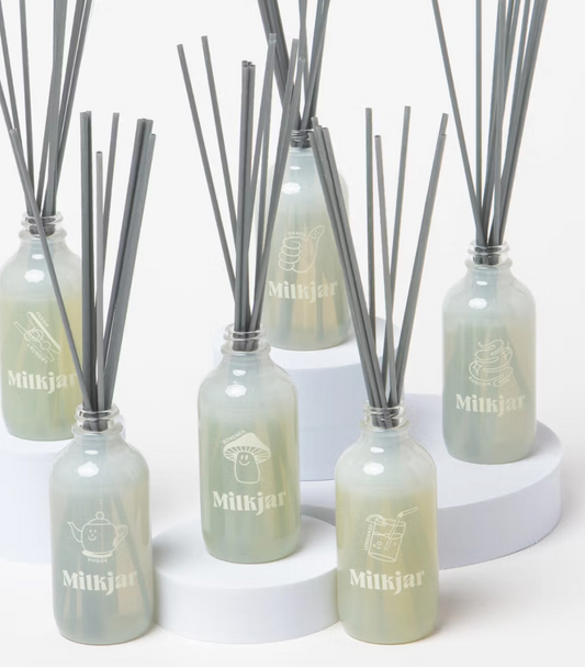 Milk jar classic reed diffusers