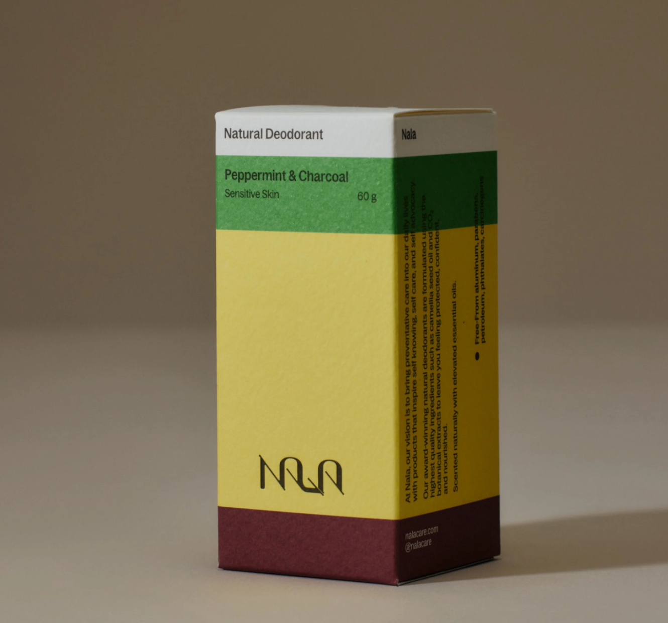 Nala Deodorant - Peppermint & Charcoal