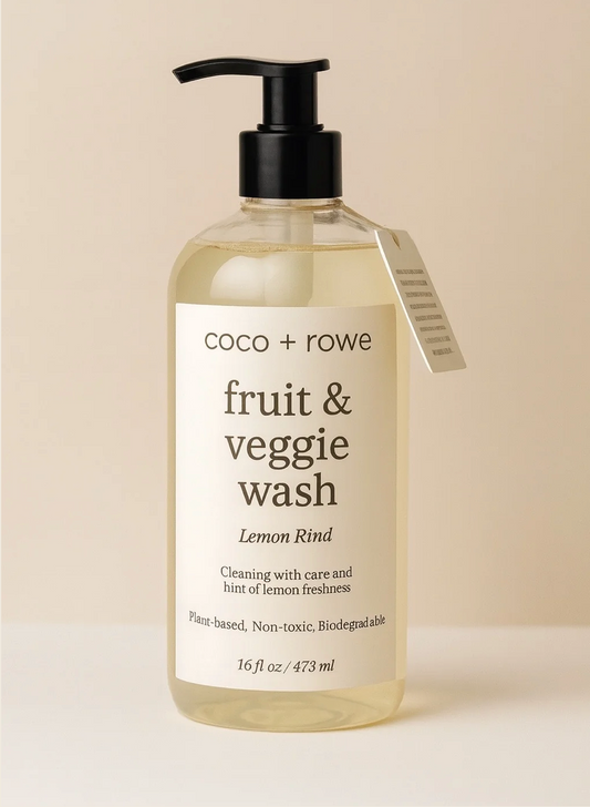 Coco + Rowe fruit and veggie wash