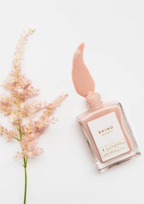 Bkind non-toxic vegan nail polish in color Beige Life.