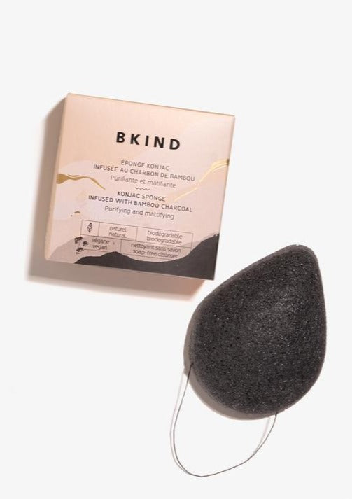 Facial sponge cleans face without using water. Made of vegetable fibers, compostable.