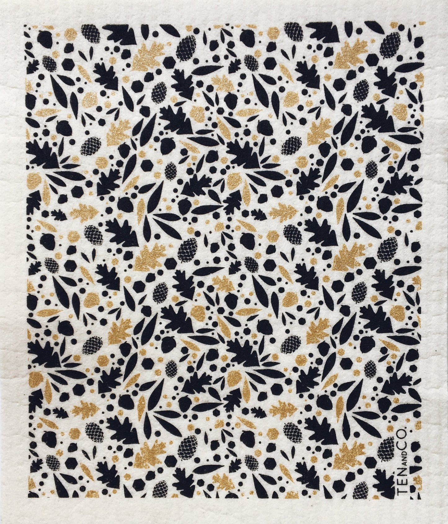  Eco-friendly sponge cloth in acorn pattern, replace the use of up to 17 rolls of paper towel
