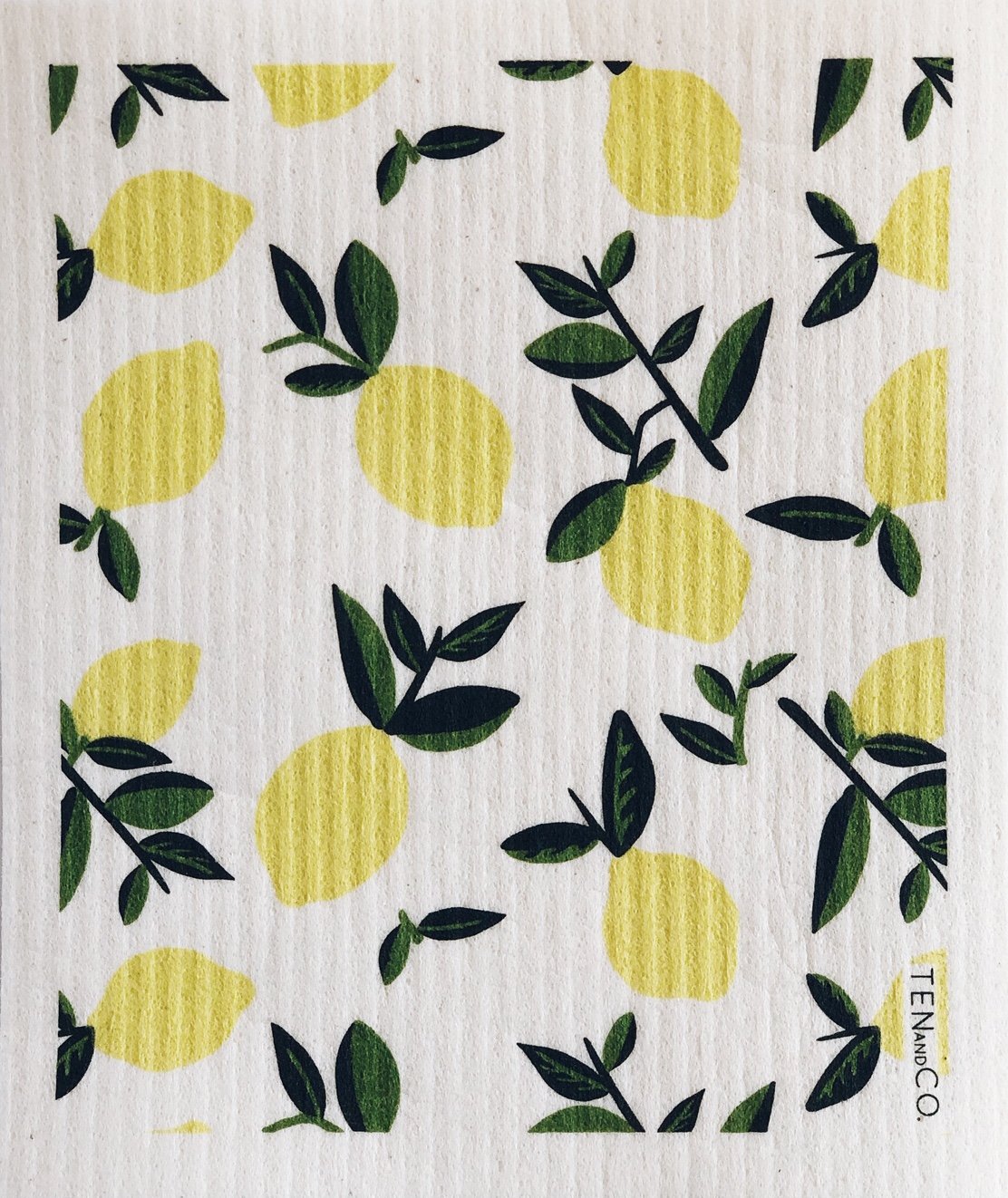 Eco-friendly sponge cloth in grey X pattern, replace the use of up to 17 rolls of paper towel