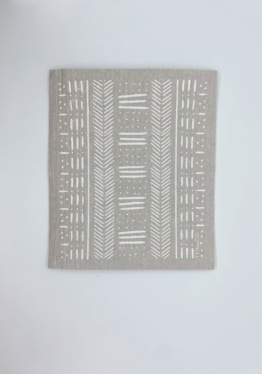Swedish Cloth - Mudcloth Grey