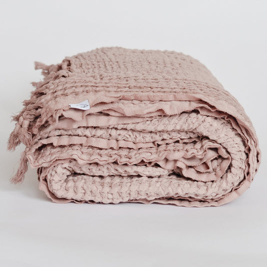 House of Jude Waffle Blanket - Primrose