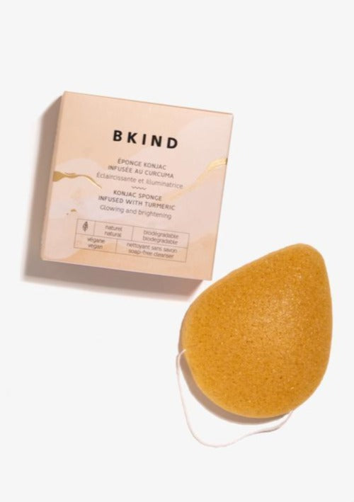 Facial sponge cleans face without using water. Made of vegetable fibers, compostable.