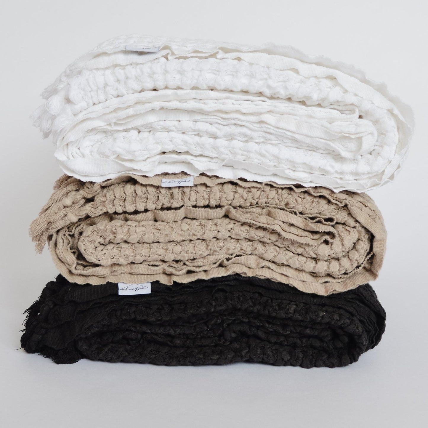 House of Jude Waffle Blanket - Oat Milk